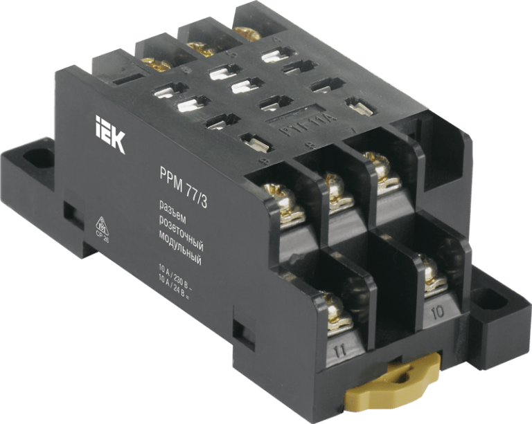 Разъем розеточный модульный РРМ78/3(PYF11A) для РЭК78/3(MY3) IEK – IEK ...